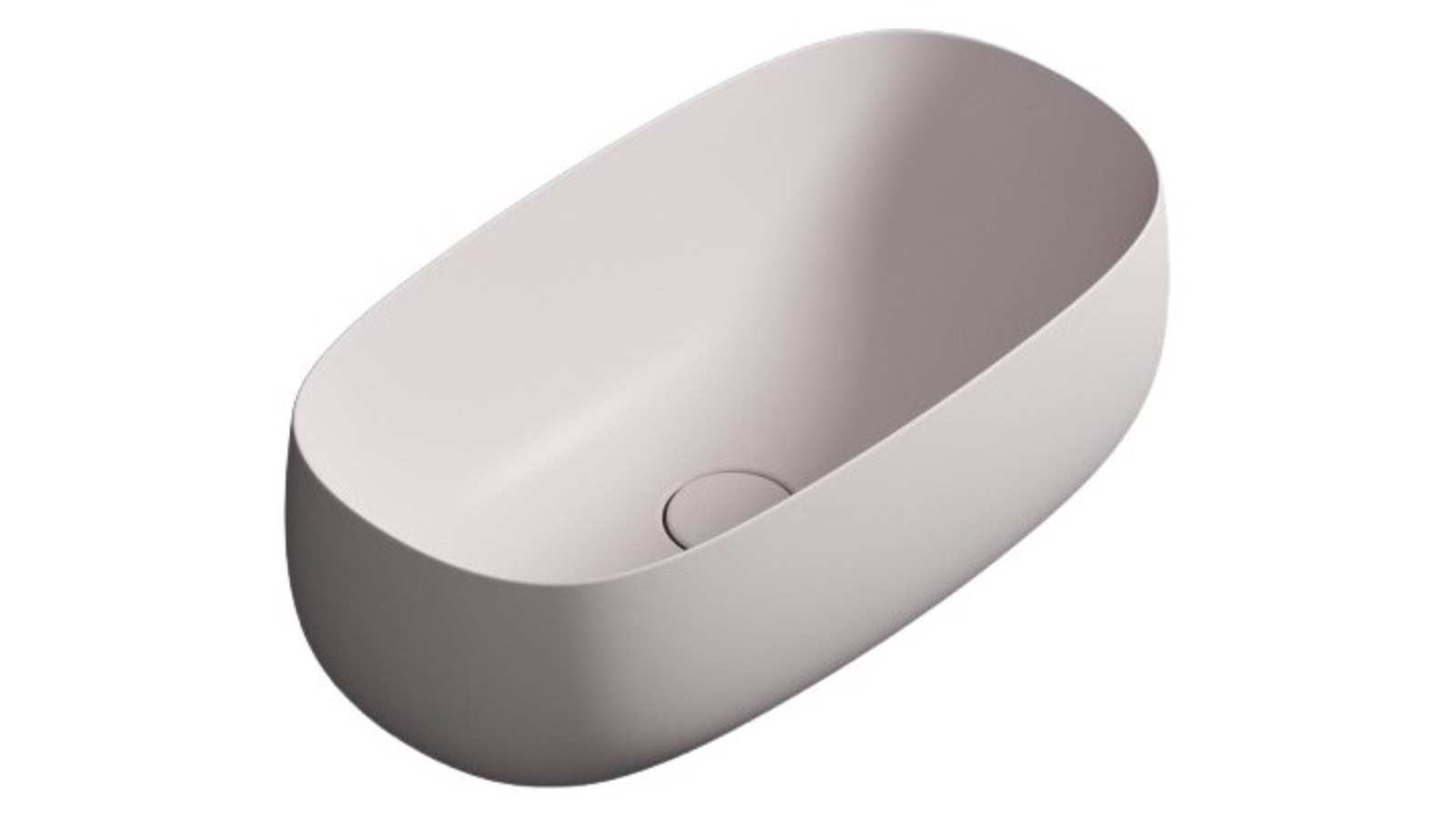 Parisi Seed 550 Oval Bench Basin - Matte Velato