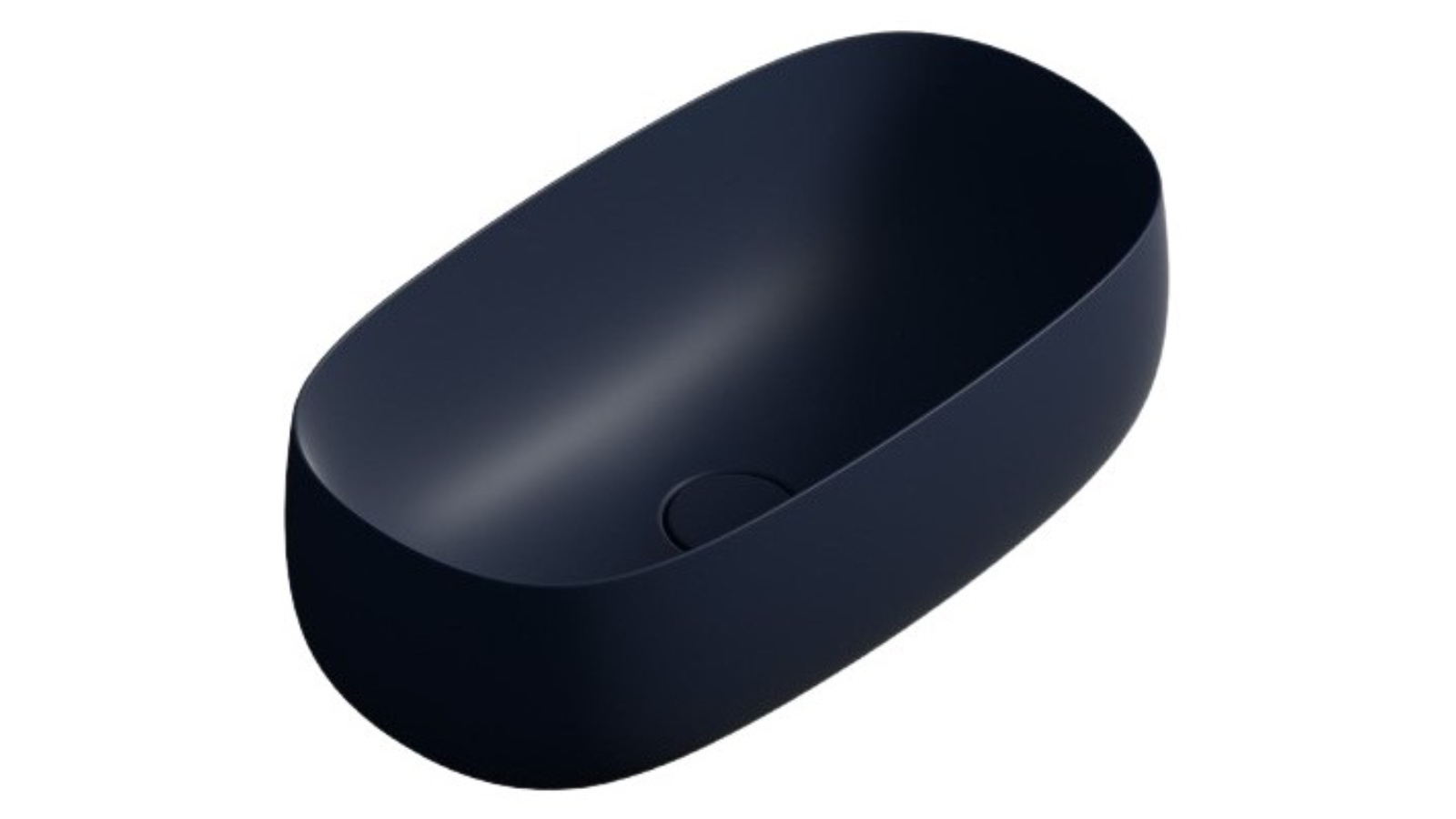 Parisi Seed 550 Oval Bench Basin - Matte Oceano