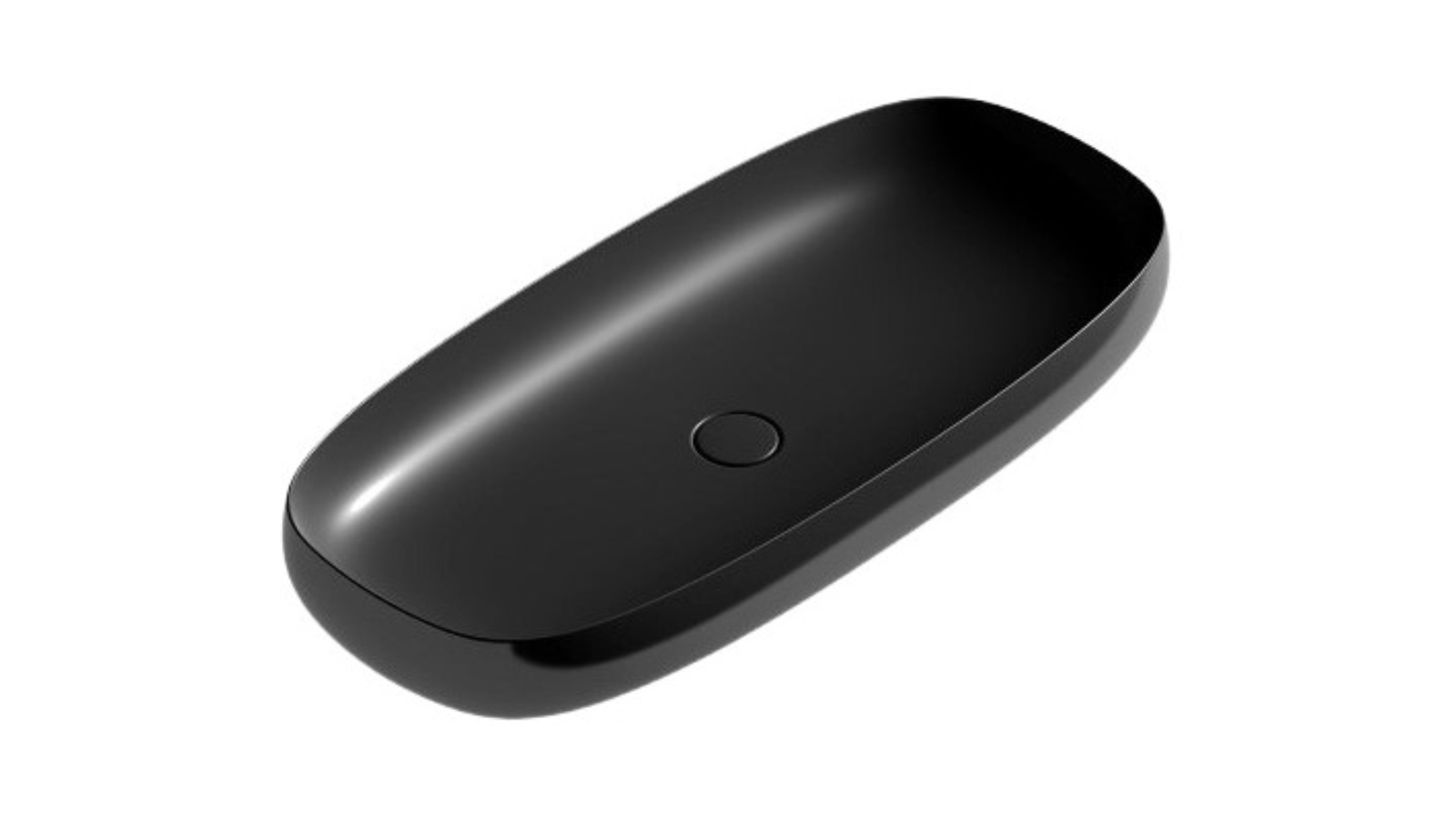 Parisi Seed 900 Oval Bench Basin - Gloss Black