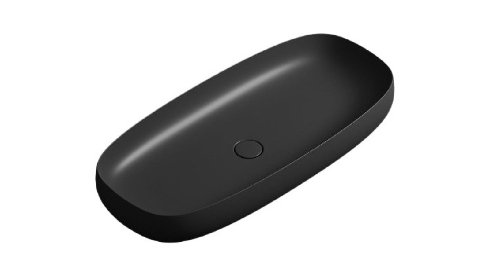 Parisi Seed 900 Oval Bench Basin - Matte Black
