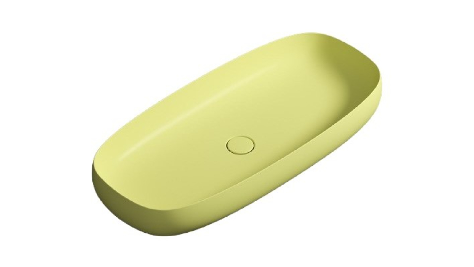 Parisi Seed 900 Oval Bench Basin - Matte Zolfo