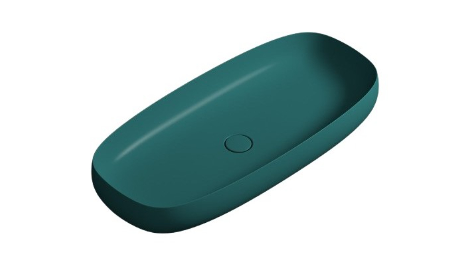 Parisi Seed 900 Oval Bench Basin - Matte Laguna
