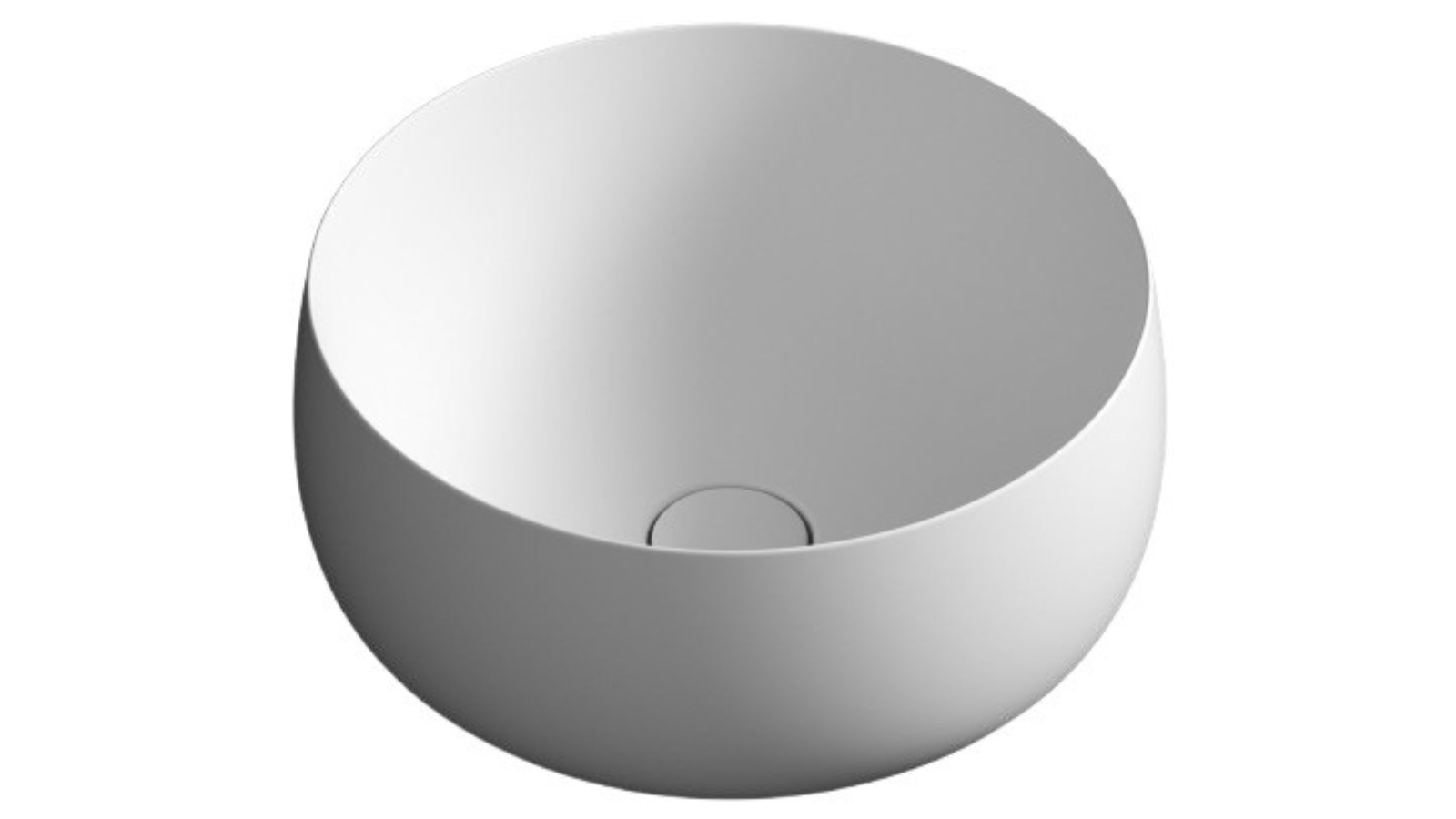 Parisi Seed 400 Bench Basin - Matte White