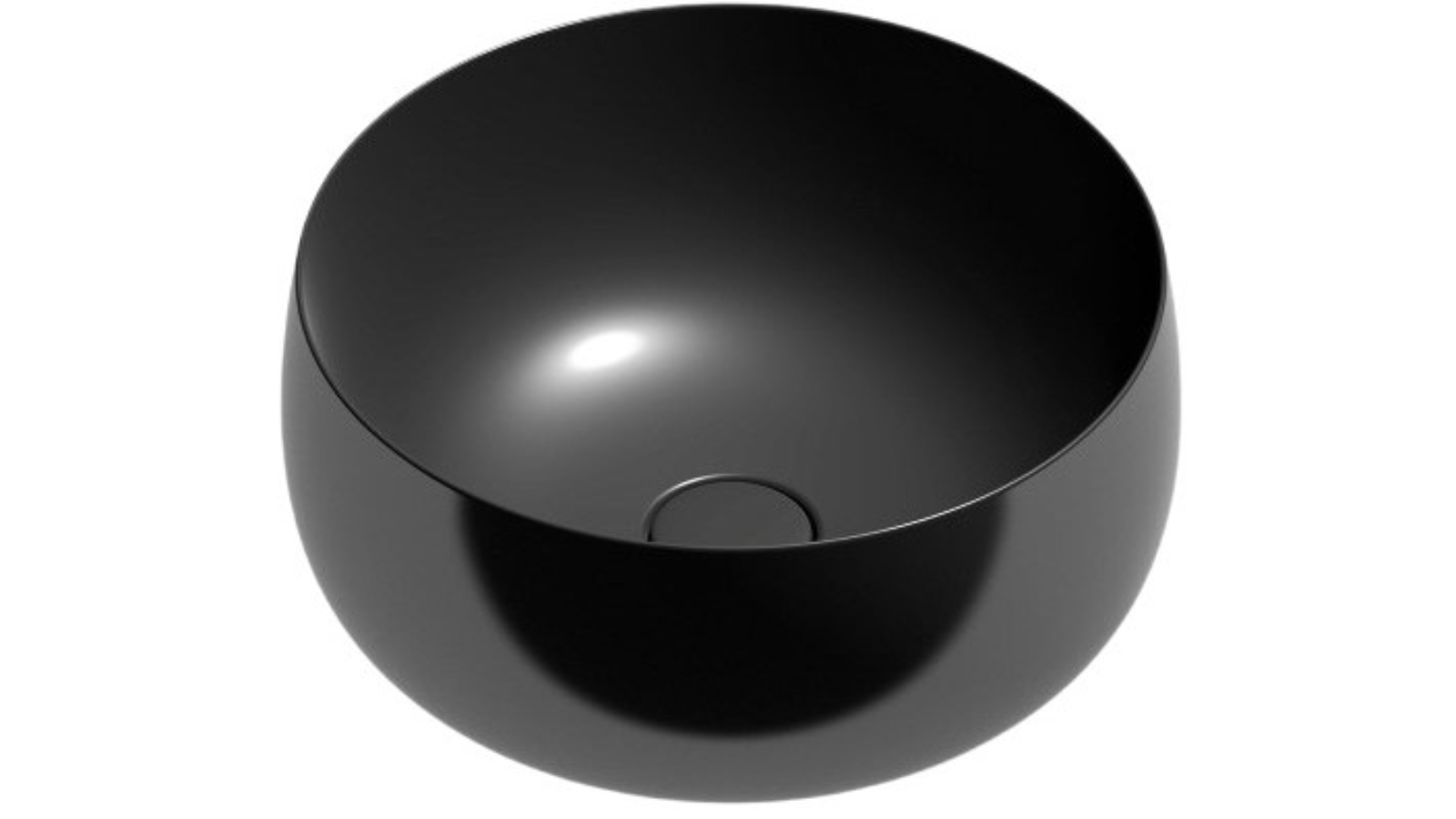 Parisi Seed 400 Bench Basin - Gloss Black