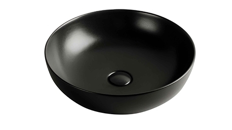Parisi Pod 450mm Bench Basin - Gloss Black