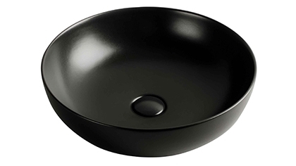 Parisi Pod 450mm Bench Basin - Matte Black