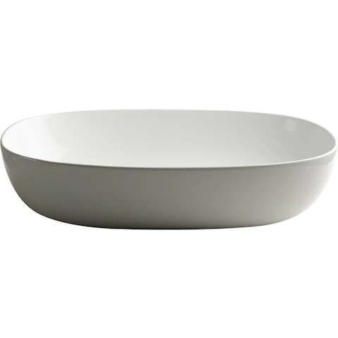 Parisi Pod 600mm Bench Basin - Matte White