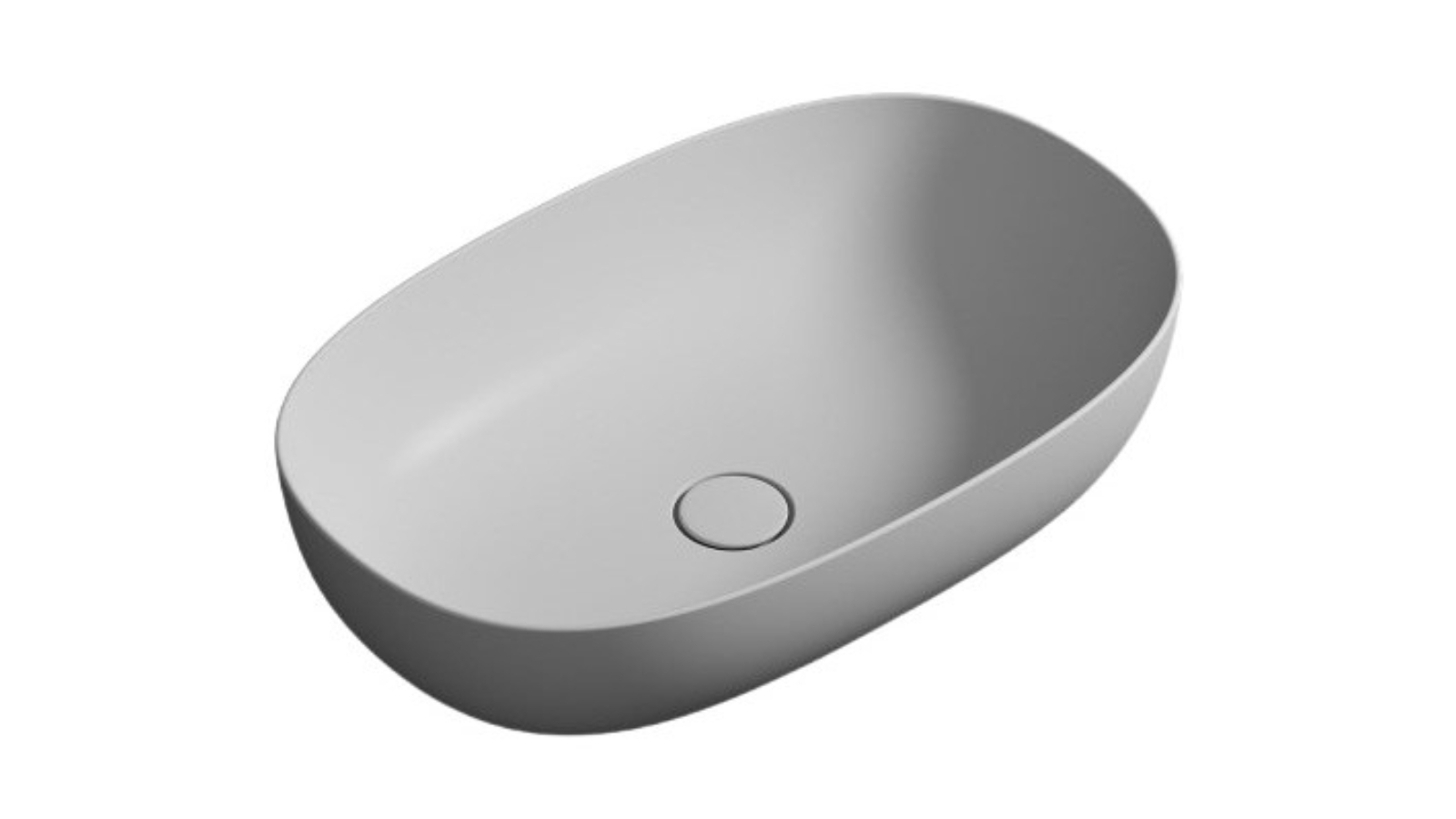 Parisi Pod 600 Bench Basin - Matte Nuvola