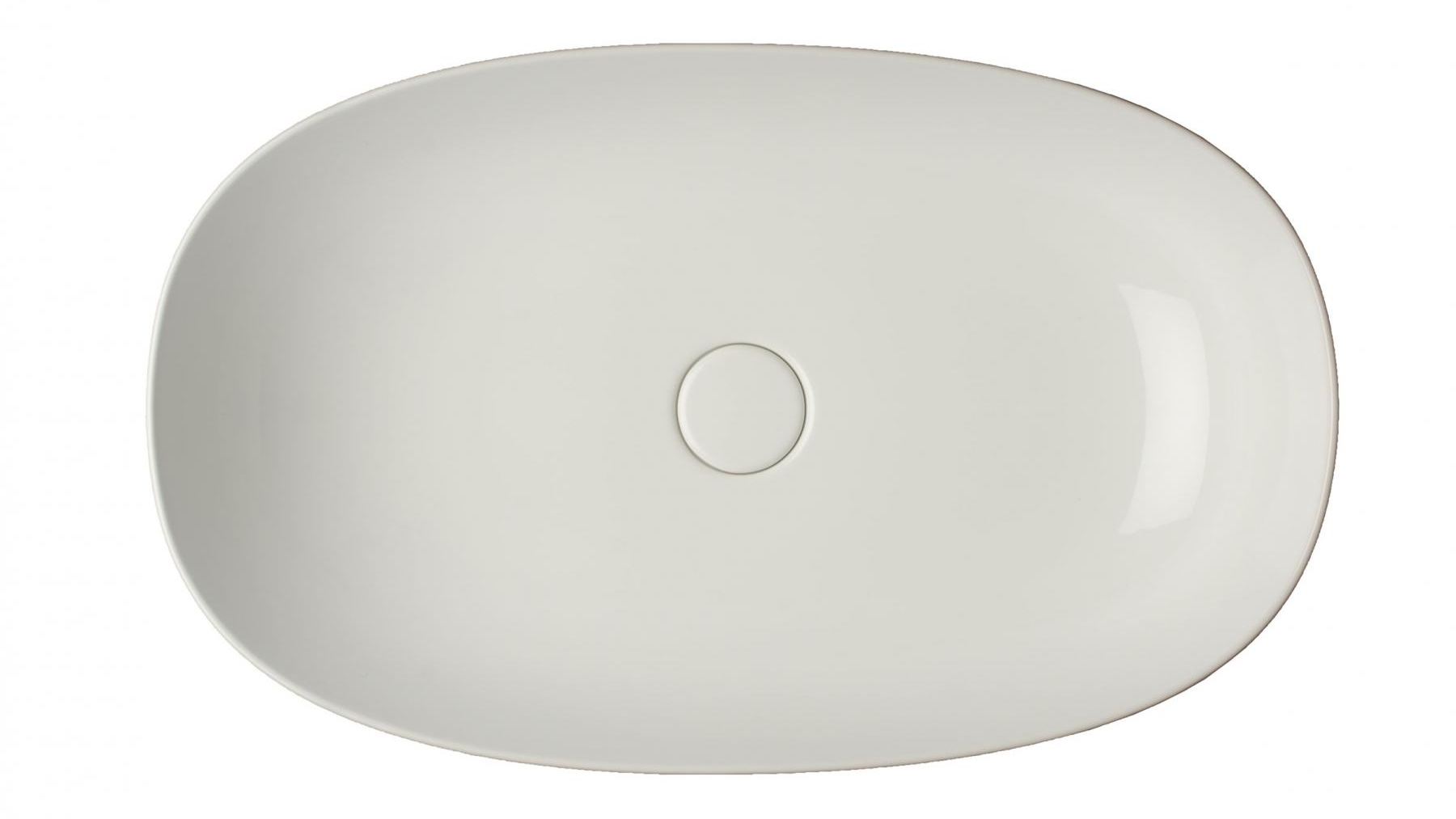 Parisi Pod 600mm Bench Basin - Gloss White
