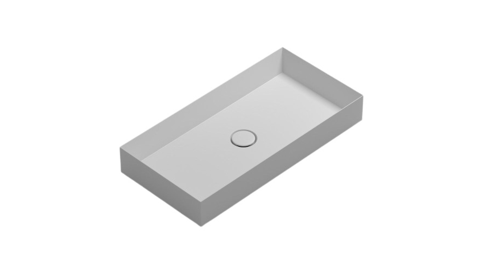 Parisi Track 700 Bench Basin - Matte White
