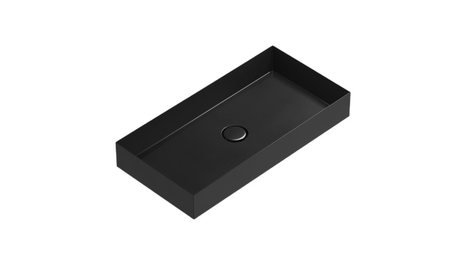 Parisi Track 700 Bench Basin - Gloss Black