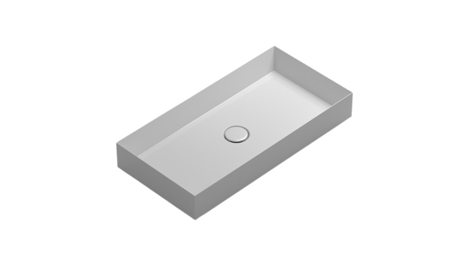 Parisi Track 700 Bench Basin - Gloss White