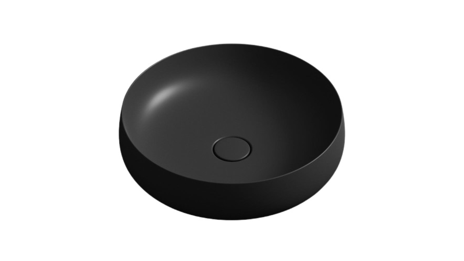 Parisi Seed 450 Round Bench Basin - Matte Black