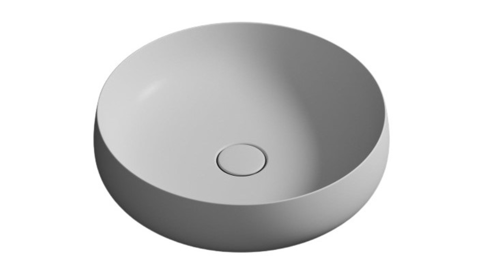 Parisi Seed 450 Round Bench Basin - Matte Nuvola