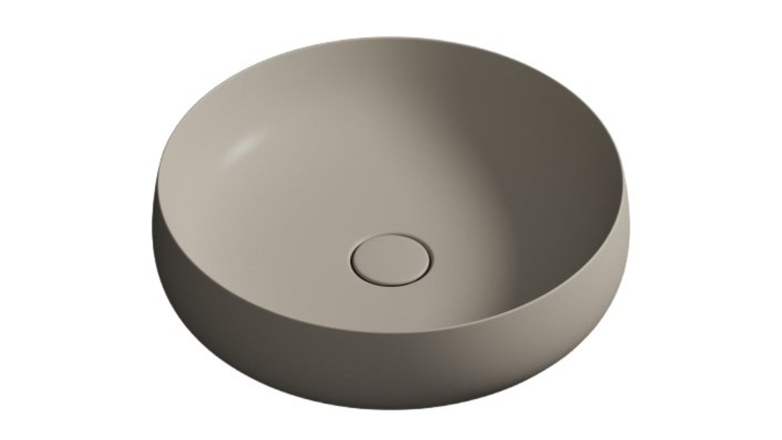 Parisi Seed 450 Round Bench Basin - Matte Basento