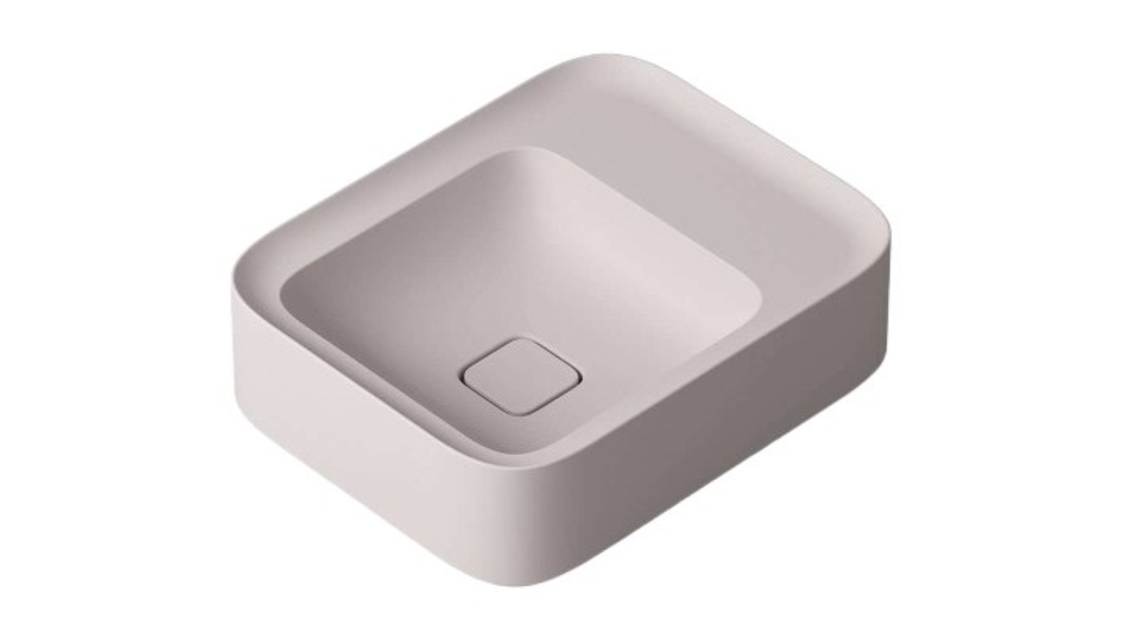 Parisi Cameo 400 Bench Basin 0 Tap Hole - Matte Velato
