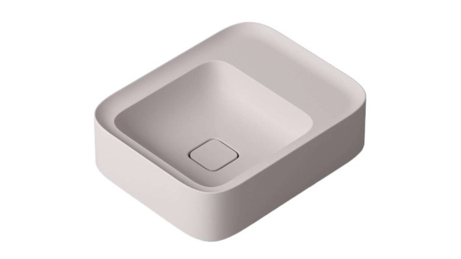 Parisi Cameo 400 Wall Basin 0 Tap Hole - Matte Velato