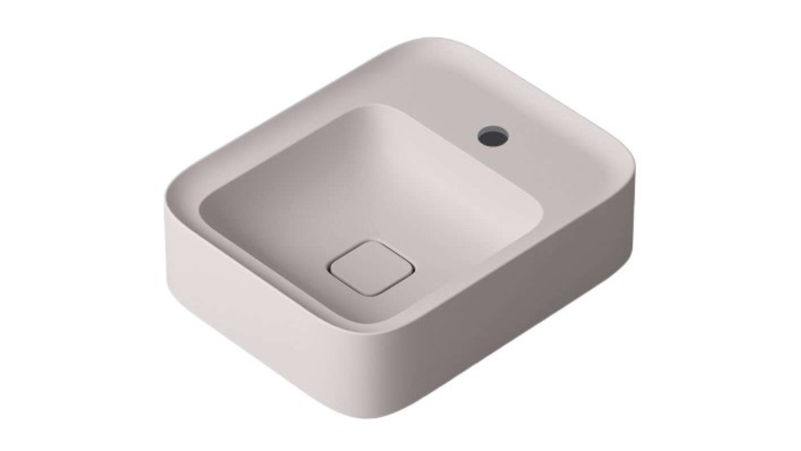 Parisi Cameo 400 Bench Basin 1 Tap Hole - Matte Velato