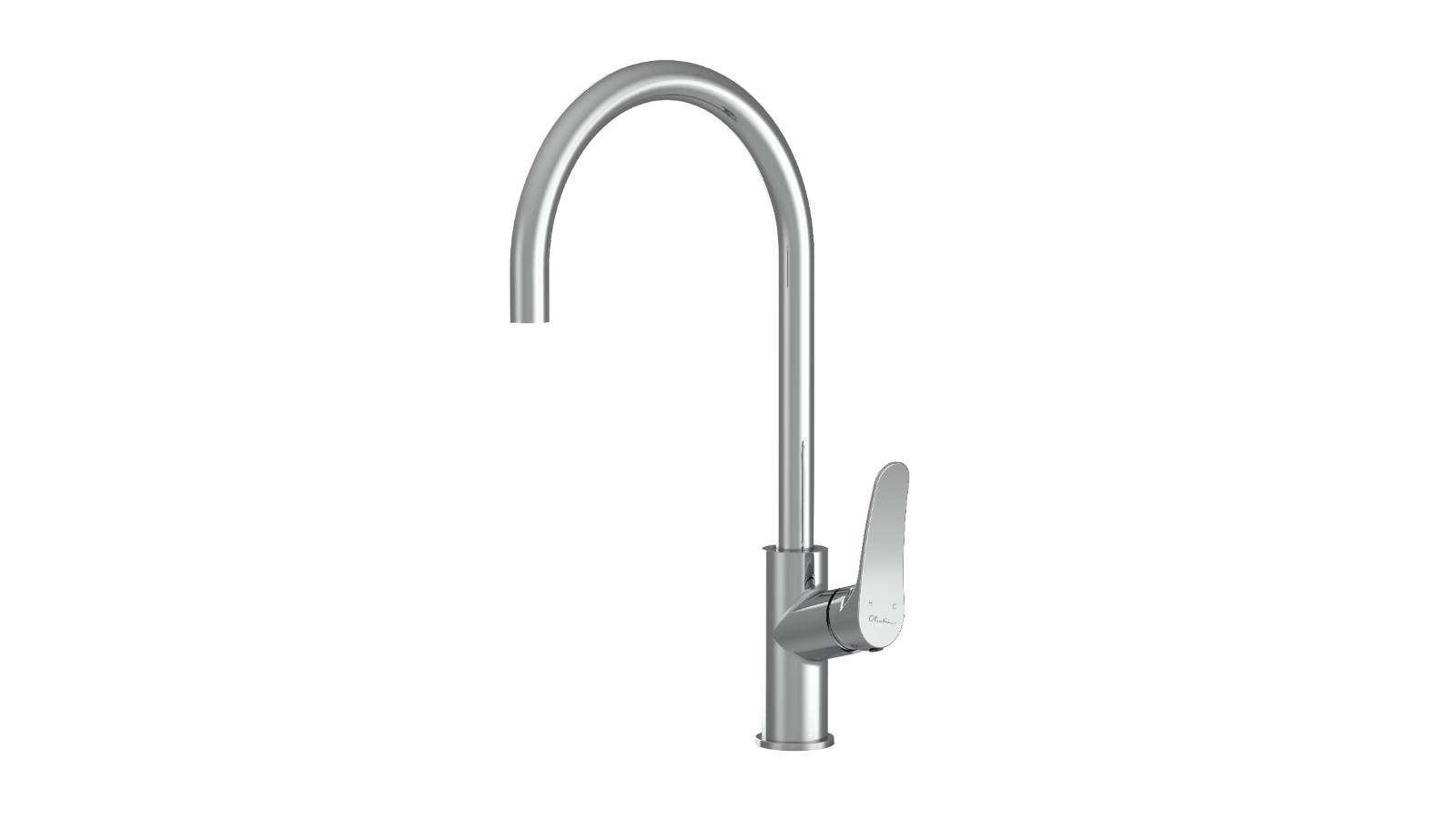 Oliveri Verona Goose Neck Sink Mixer - Chrome