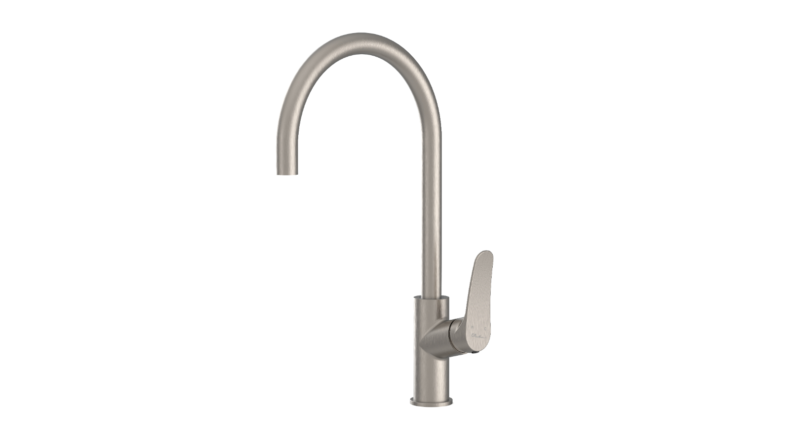 Oliveri Verona Goose Neck Sink Mixer - Brushed Nickel