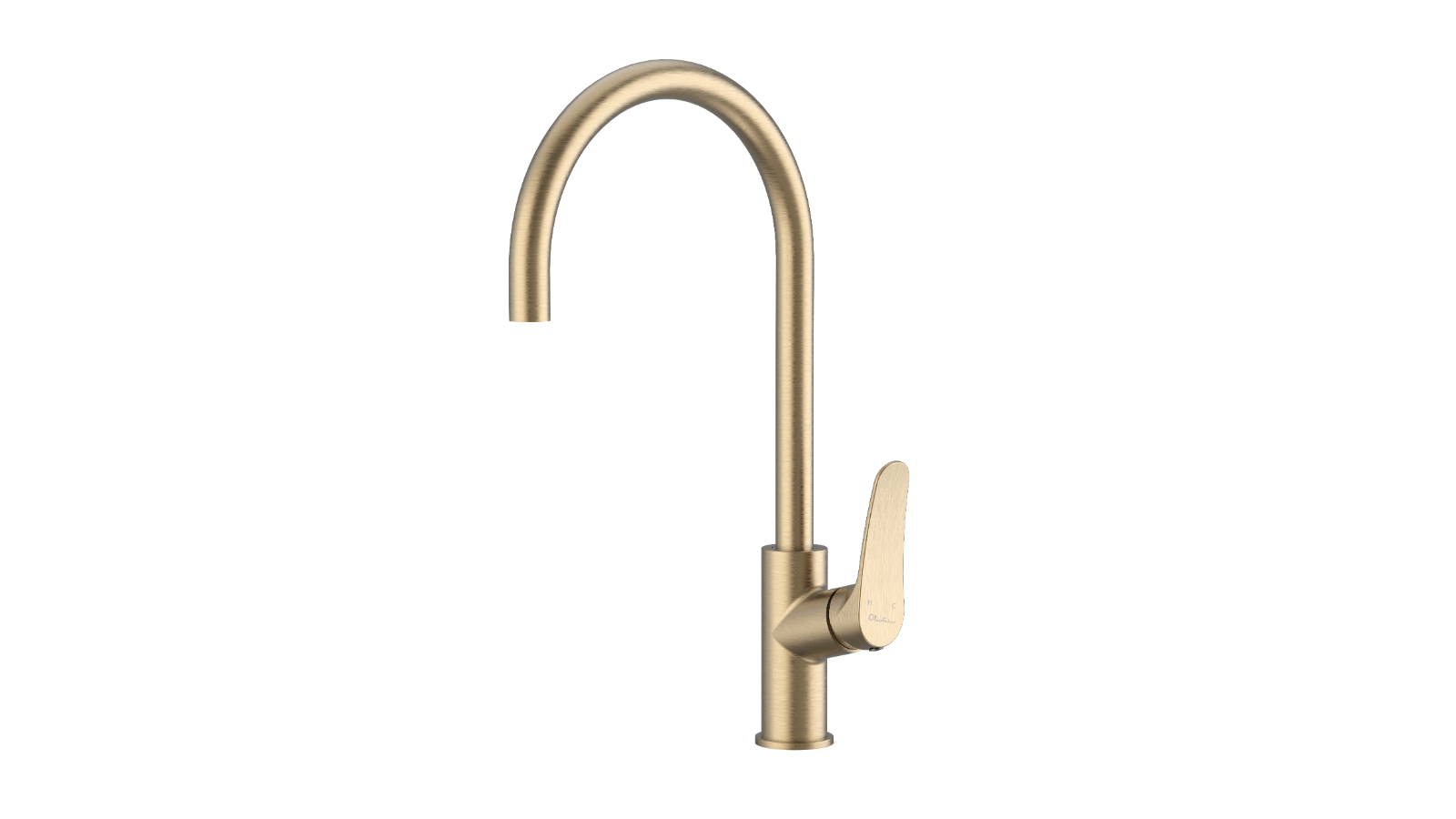 Oliveri Verona Goose Neck Sink Mixer - Classic Gold