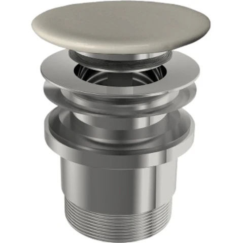 Parisi Valdama Flat Clic-Clac Universal Waste with Ceramic Top - Matte Besento