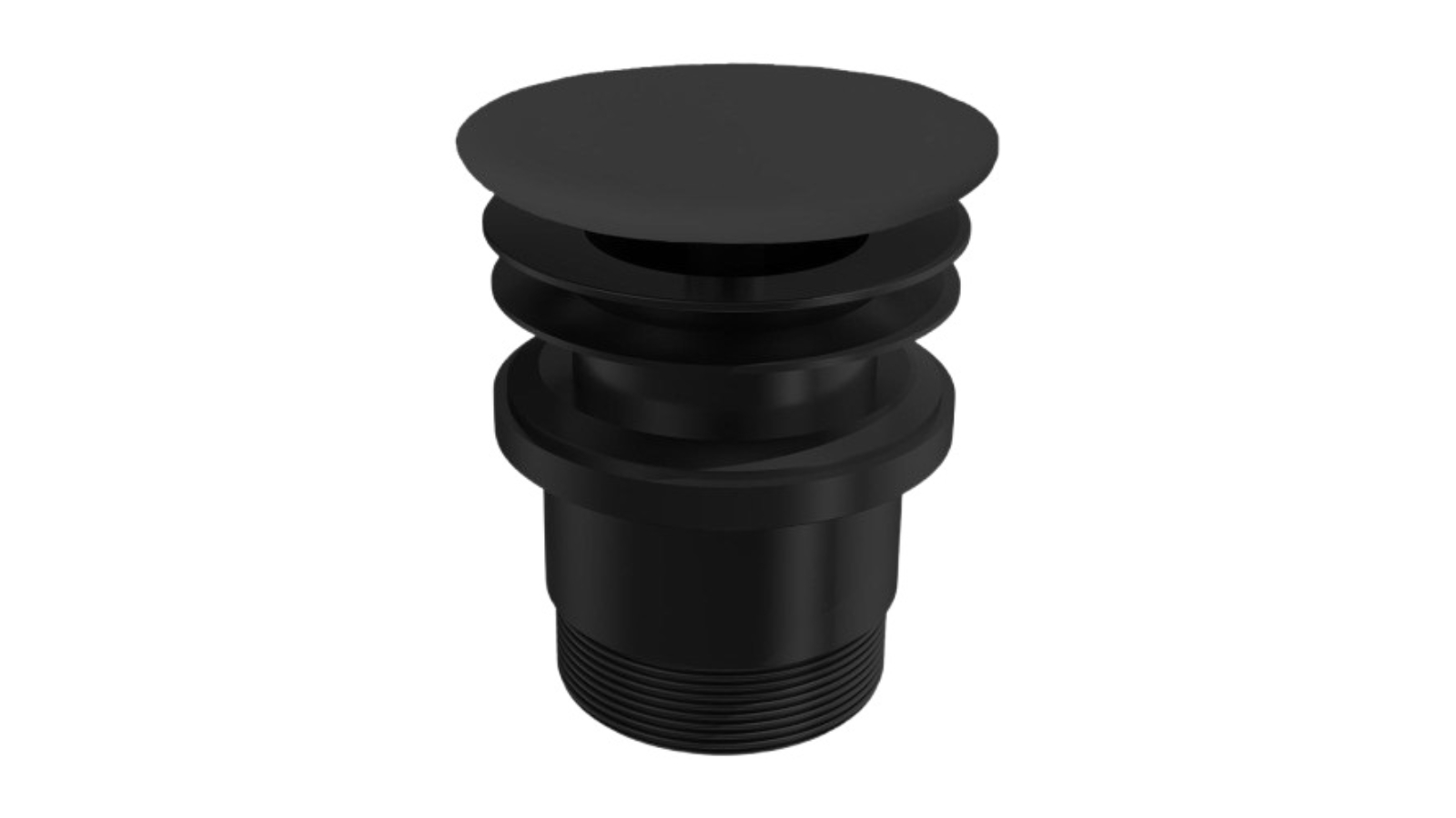 Parisi Valdama Constant Flow with Ceramic Top and Universal Waste - Matte Black