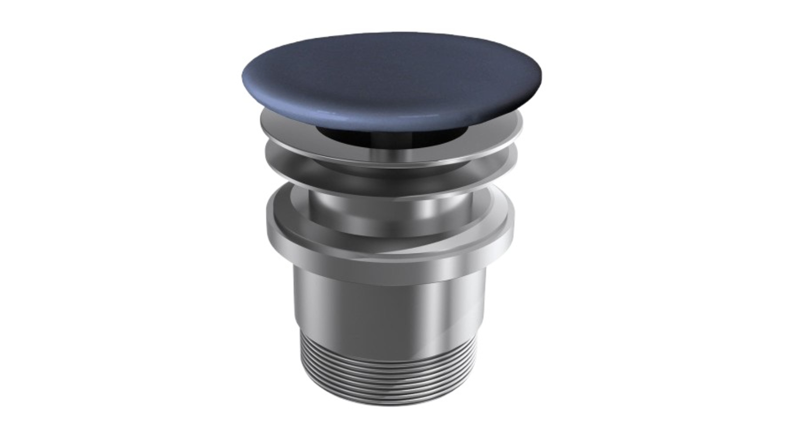 Parisi Valdama Constant Flow with Ceramic Top and Universal Waste - Matte Oceano 