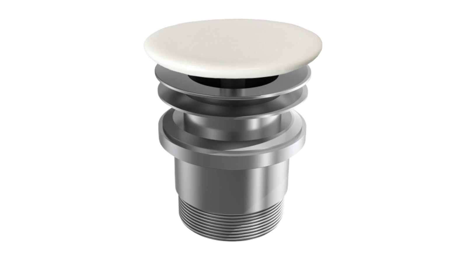 Parisi Valdama Constant Flow with Ceramic Top and Universal Waste - Gloss White 