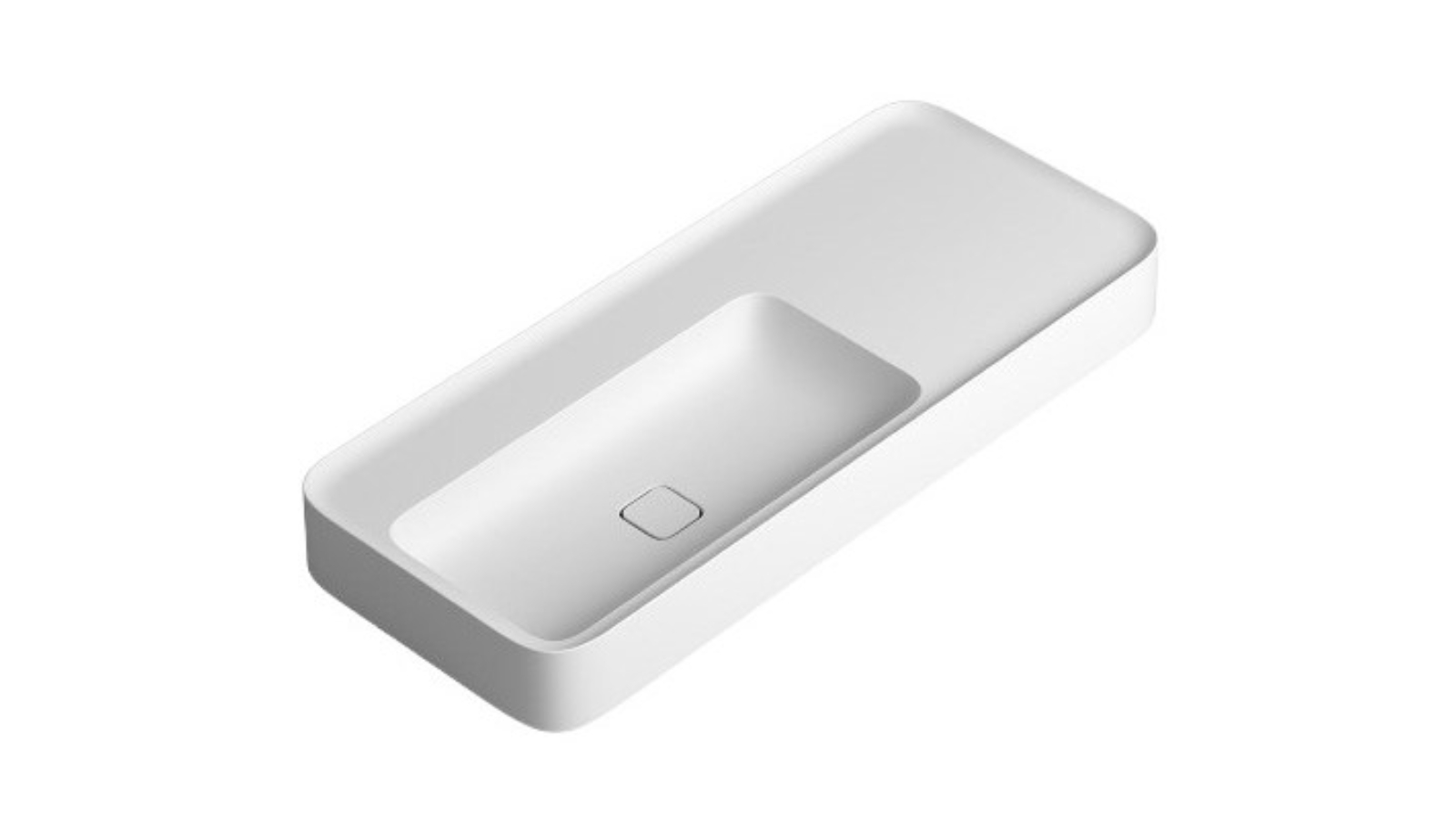 Parisi Cameo 1200 Wall Basin - Matte White