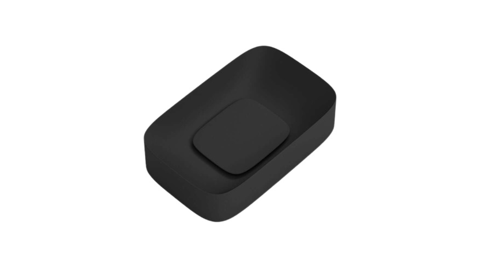 Parisi Acquerello 600 Bench Basin - Matte Black