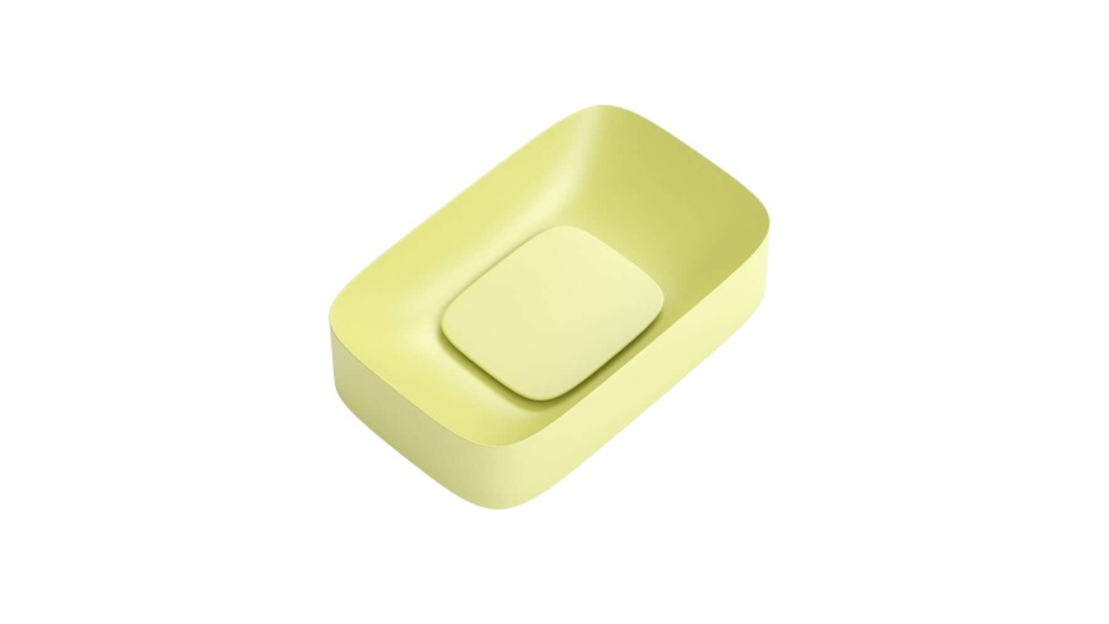 Parisi Acquerello 600 Bench Basin - Matte Zolfo