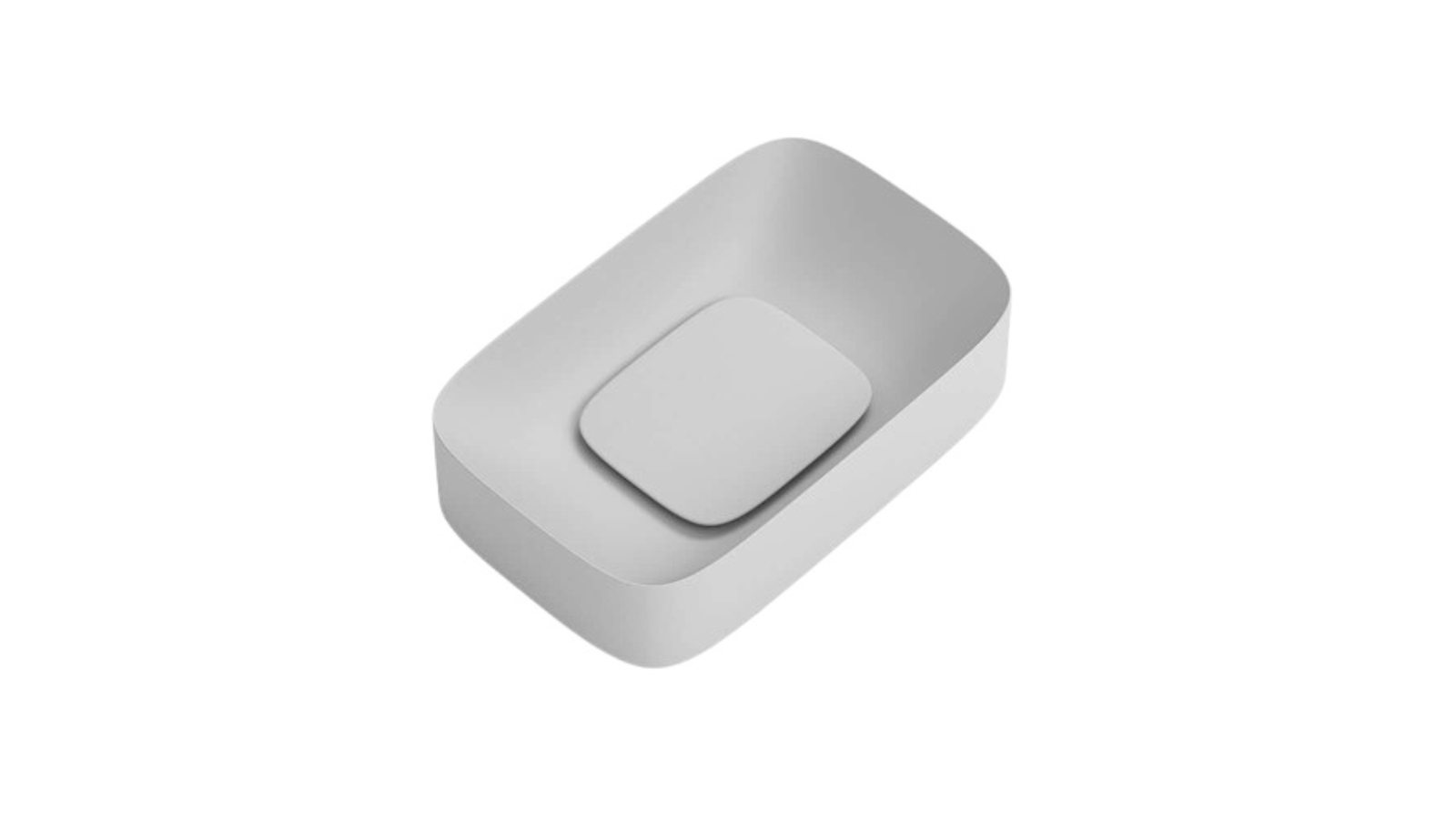 Parisi Acquerello 600 Bench Basin - Matte Nuvola