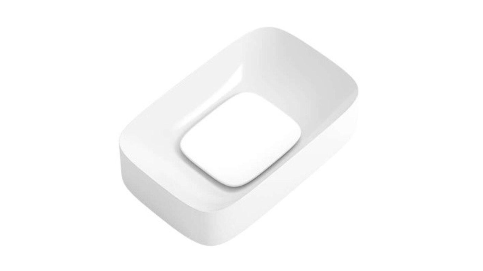 Parisi Acquerello 600 Bench Basin - Gloss White