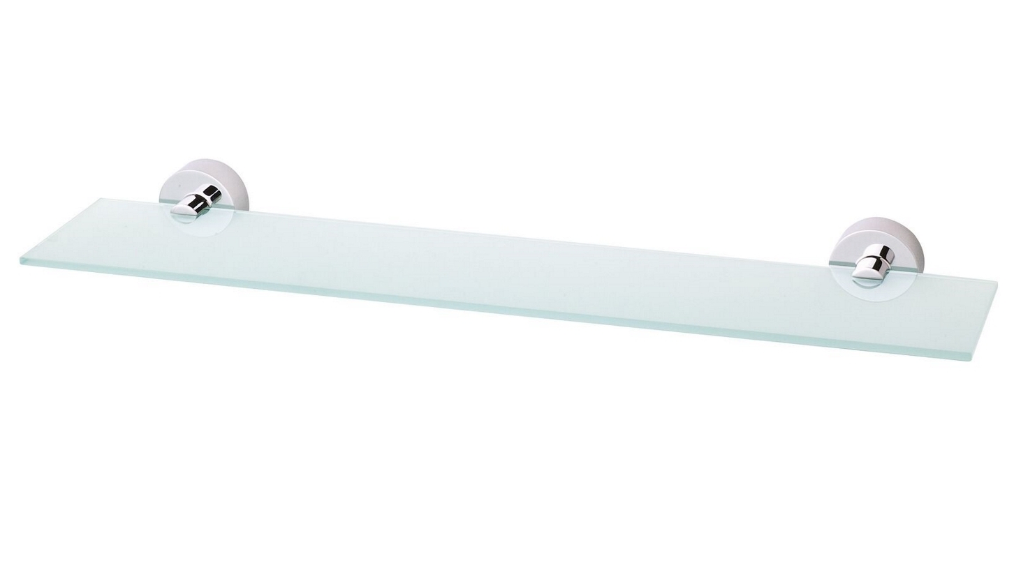 Phoenix Vivid Glass Shelf - Chrome