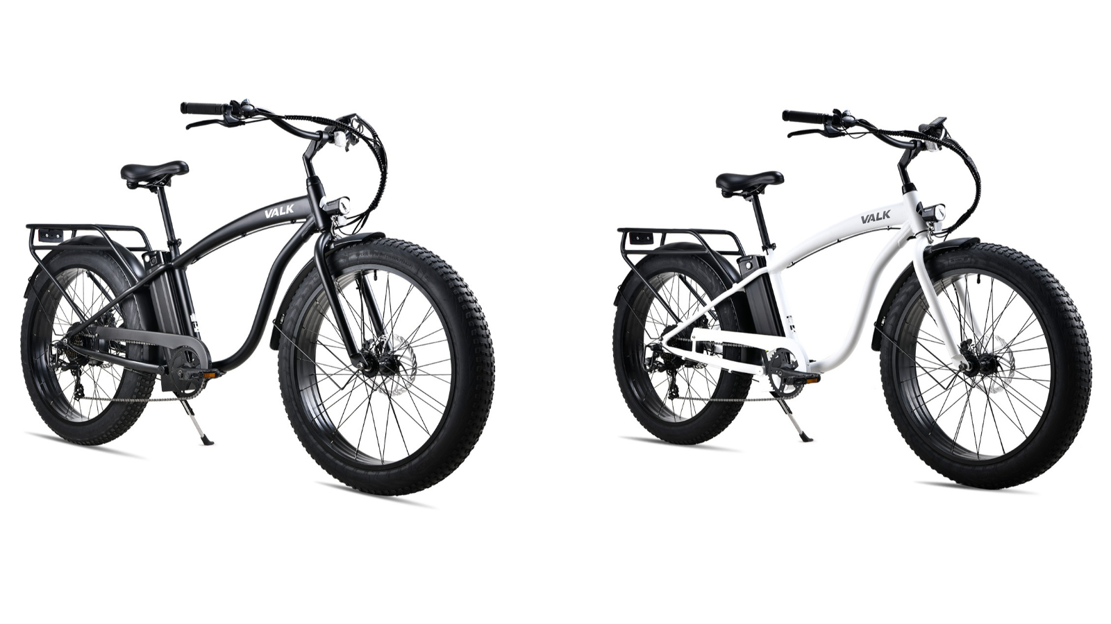 Valk Fat Tyre Cruiser Electric Bike with Throttle