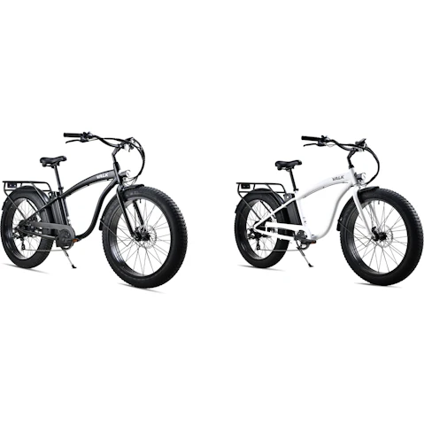 Valk Fat Tyre Cruiser Electric Bike with Throttle