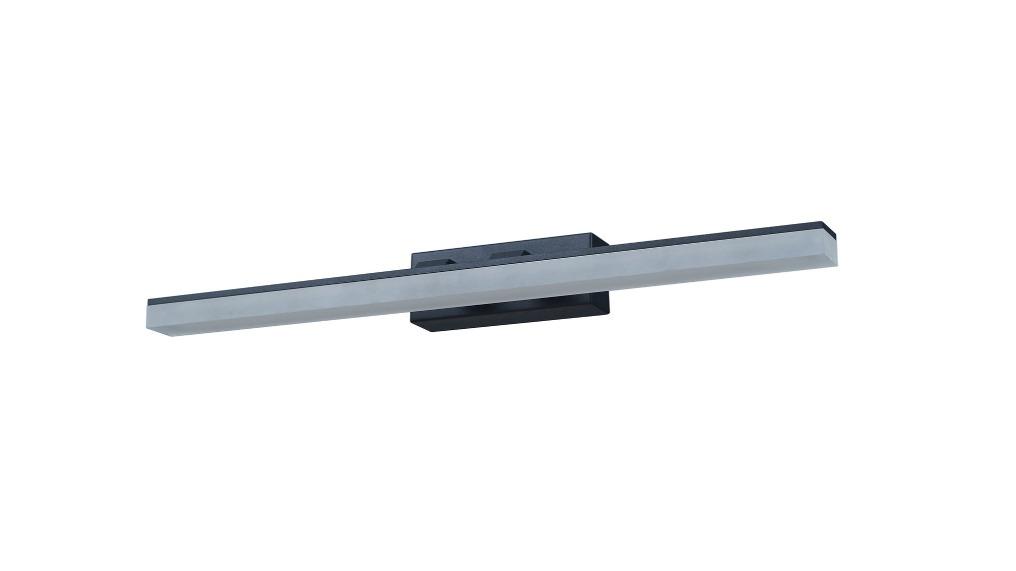 Vanitas Black Frosted Diffuser Vanity Picture Dimmable Tri-CCT LED Wall Light - 70cm