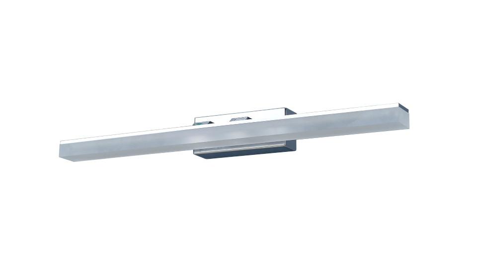 Vanitas Chrome Frosted Diffuser Vanity Picture Dimmable Tri-CCT LED Wall Light - 37cm