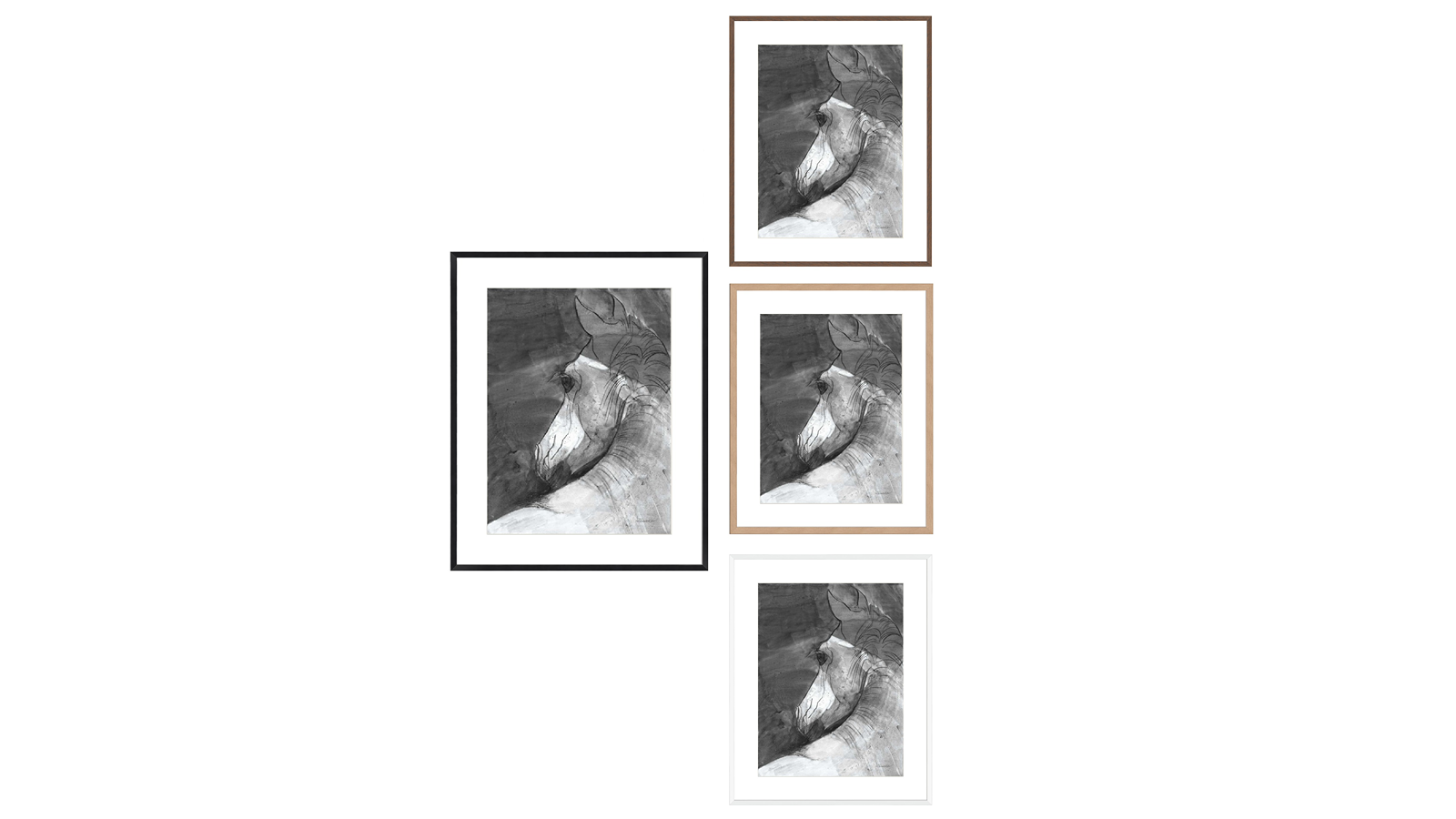 La Grolla Shadow BW Frame Wall Art