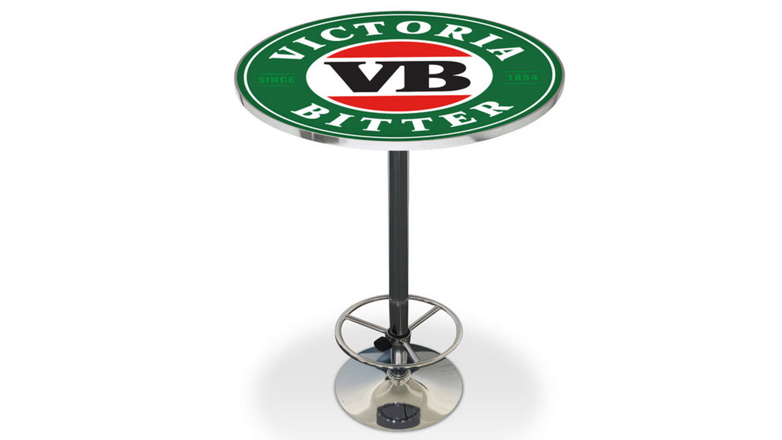 A Man & His Cave Victoria Bitter Retro Bar Home Pub 70cm Round Table - Green