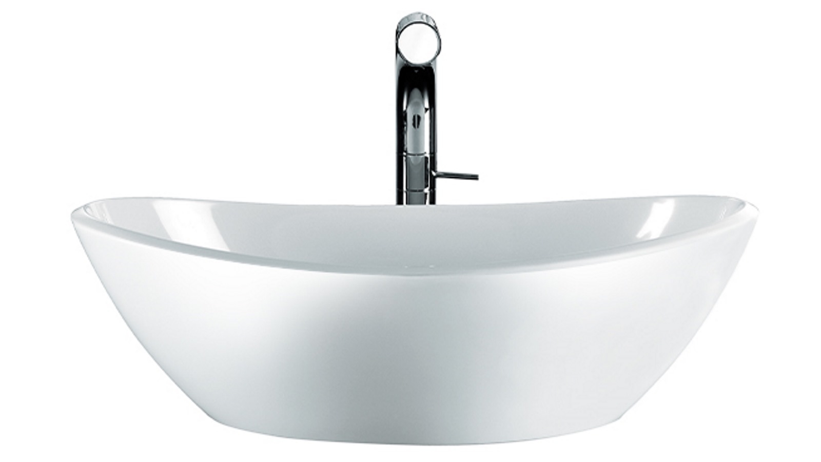 Victoria + Albert Amalfi 55 Above Counter Basin - Gloss White