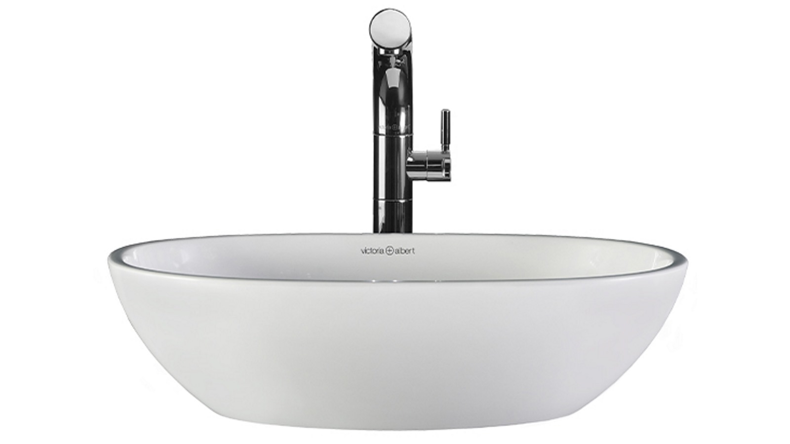 Victoria + Albert Barcelona 55 Above Counter Basin - Gloss White