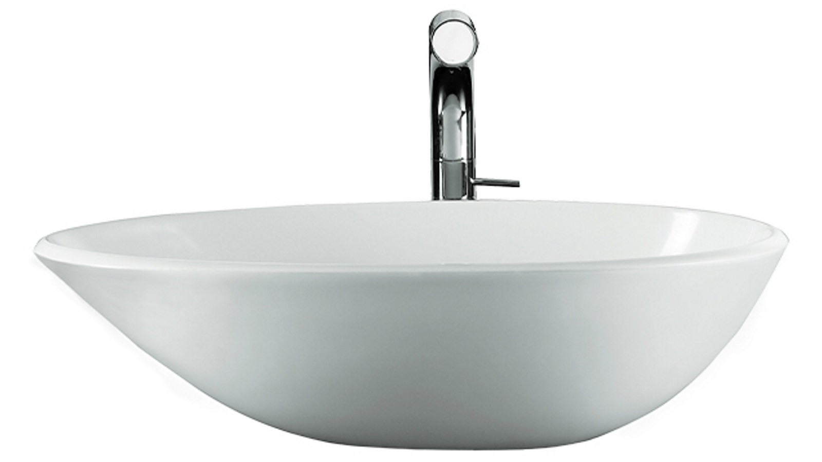 Victoria + Albert Napoli 57 Above Counter Basin - Gloss White