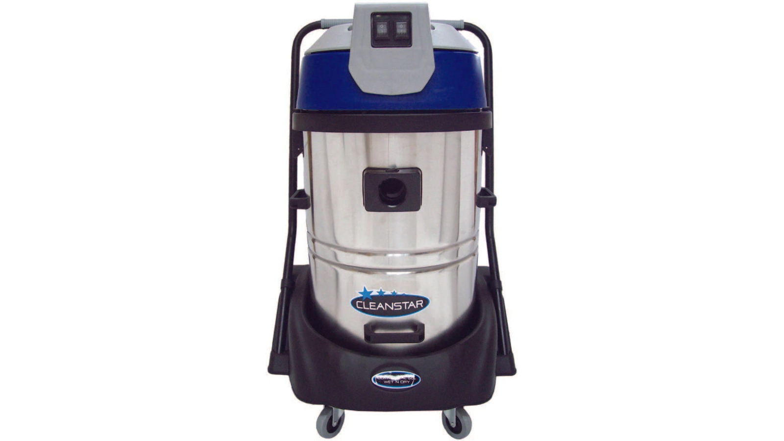 CleanStar Stainless Steel Commercial Wet and Dry Vacuum Cleaner - 60 Litre