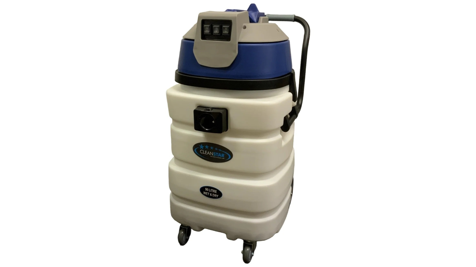 CleanStar 90 Litre Commercial Wet and Dry 3 Motor Vacuum Cleaner