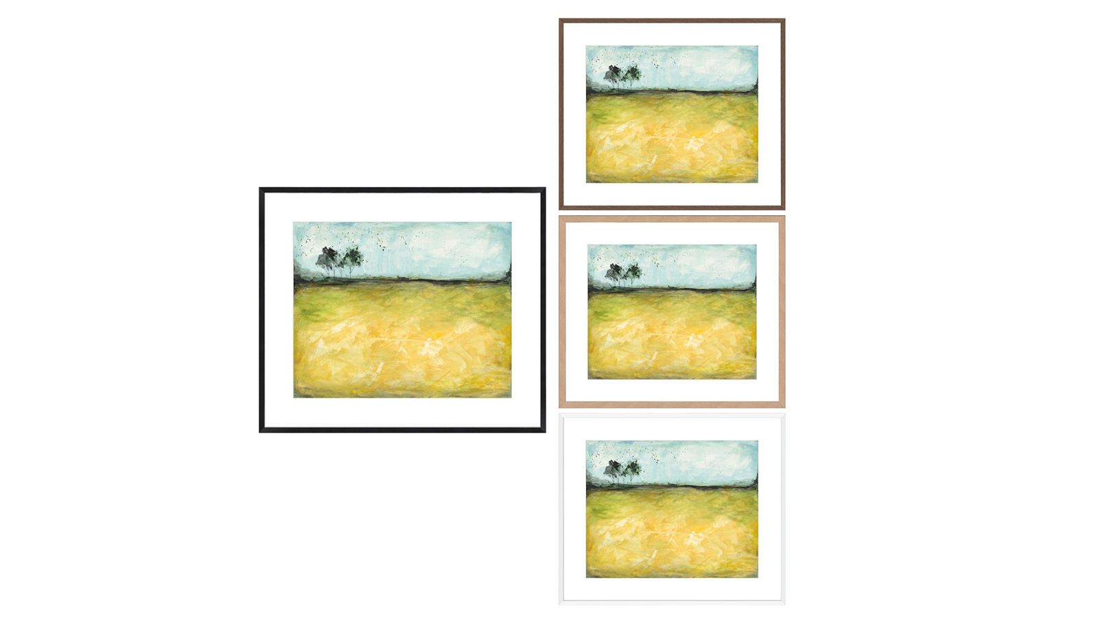La Grolla Over the Meadow Frame Wall Art