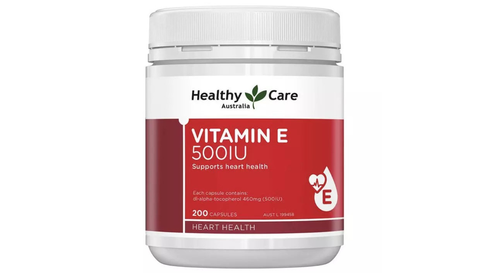 Healthy Care Vitamin E 500IU - 200 Capsule