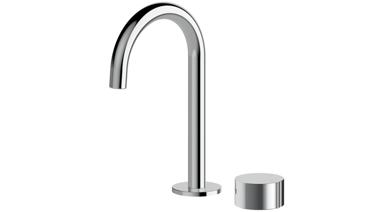 Arcisan Venn 2-Hole Basin Mixer with Fixed Arch Spout - Chrome