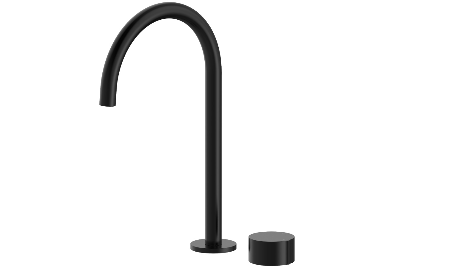 Arcisan Venn Basin Mixer with Extended Height Spout - Matte Black